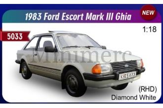 Ford Escort  MK3 GHIA Scale Model