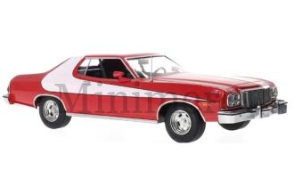 Ford Gran Torino Red/White 1975 'Starsky and Hutch' Look-a-like Scale Model