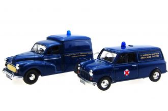 Mobile Attendant Morris 1000 & Mini Van's Scale Model