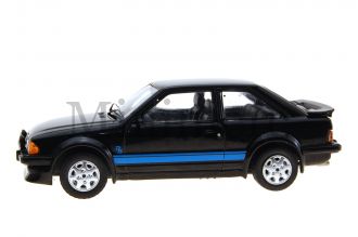 Ford Escort MK III RS Turbo Black 1984 Scale Model