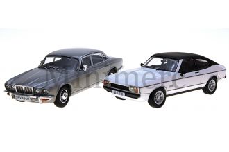 Ford Capri MK2 2.0S And Jaguar XJ6 Series 2 - Twin Pack Scale Model