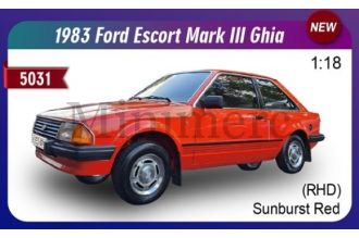 Ford Escort  MK3 GHIA Scale Model