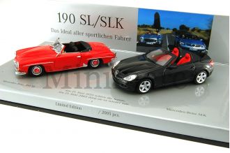 Mercedes 190 SL / SLK History Set Scale Model