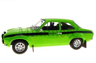 Ford Escort MK1 RS (Striped design of the "Mexico") Green/Decorated, 1974 Scale Model